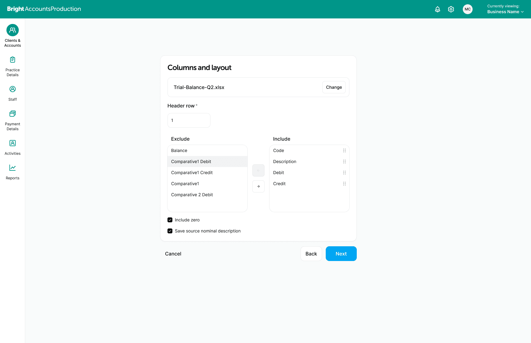 BrightAccountsProduction - Templates
